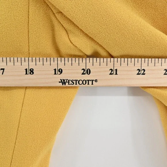 Vtg Nolan Miller Wool Beaded Jacket Tank Set Size 8 Yellow Retro Glam Hong Kong - Picture 4 of 16